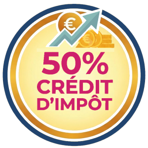 Prestation ouvrant droit à 50% de crédit d'impôt